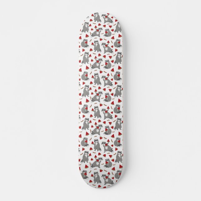 Styrkoon med vattenmelon mini skateboard bräda 18,5 cm (Framsida)