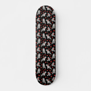 Styrkoon med vattenmelon mini skateboard bräda 18,5 cm