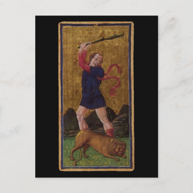 Styrkorts-målkort Vykort (Framsida)