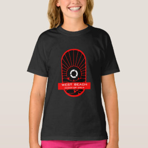 Styrning av persikor - upp frivillig besättning t shirt