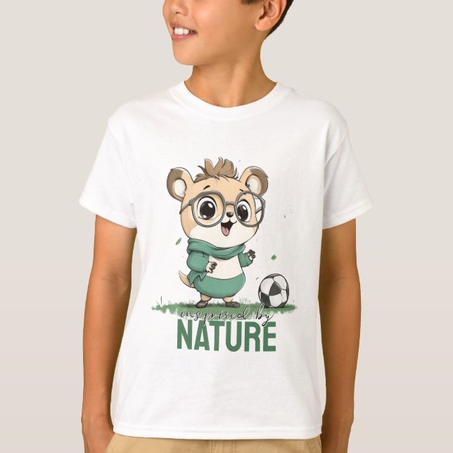 Styrt med fotbolls-T-Shirt T Shirt (Framsida)