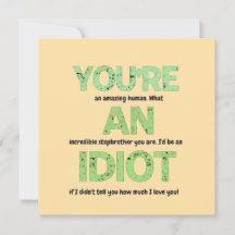 Styvbror, du är en fantastisk mänsklig gåva