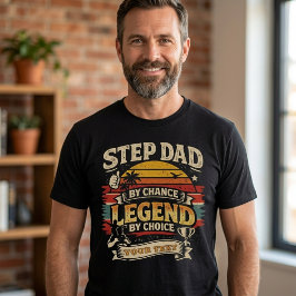 Styvfar av en slump Legend genom val Retro T Shirt
