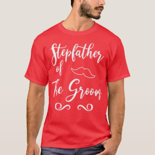 Styvfar till brudgum och brud bröllopsmatchning t shirt