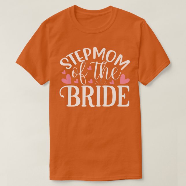 Styvmoder till brud Bröllopsdusch Sängvätning  T Shirt (Design framsida)