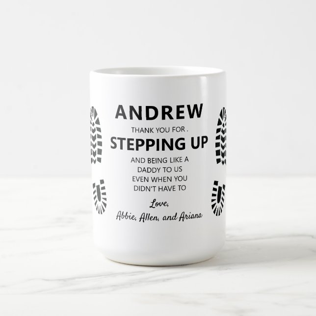 Styvpappa Tack  Kaffemugg (Center)