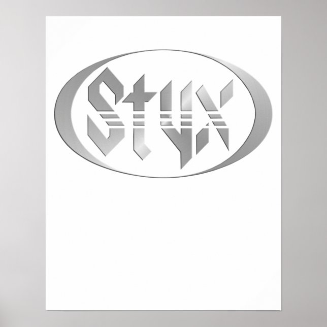 STYX Band Graphic Music Gift för Fläkt Poster (Framsidan)