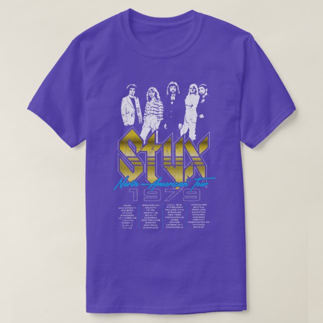 STYX North American Tour T Shirt (Design framsida)