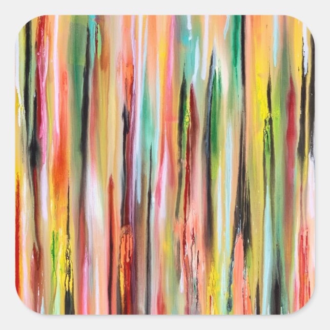 Styx-stift Fyrkantigt Klistermärke (Framsida)