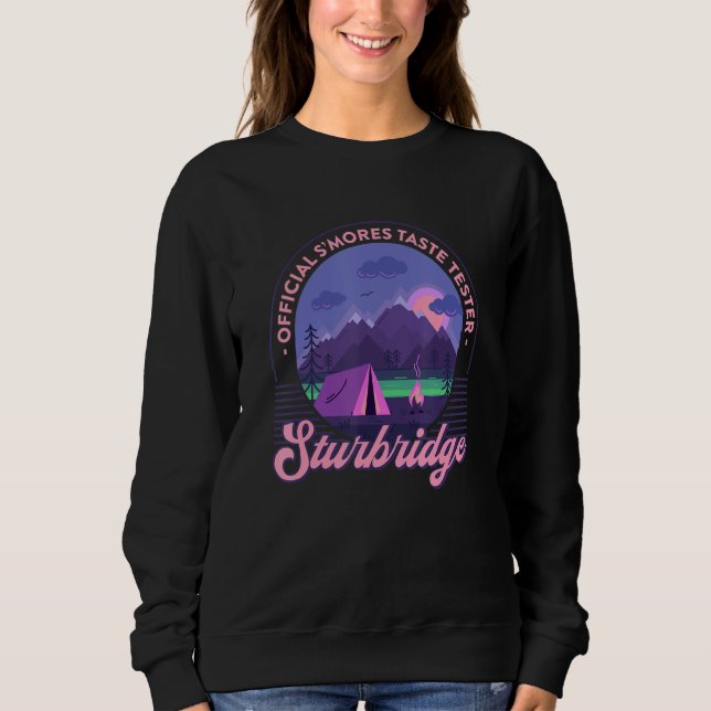 Su2019mores Taste Tester Sturbridge  Camping Humor T Shirt (Framsida)