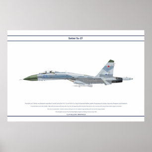Su-27 Ryssland 1 Poster