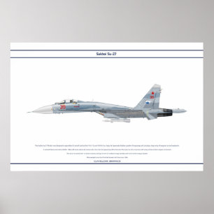Su-27 Ryssland 2 Poster