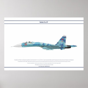 Su-27 Ryssland 3 Poster