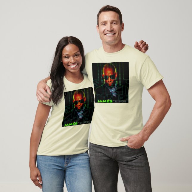 SU&D Manar Blk V-Nacke T-Shirt (Unisex)