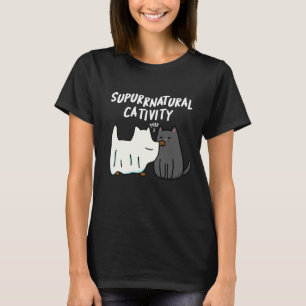 Su-purr-natural Catitivite Cat Pun Mörk BG T Shirt