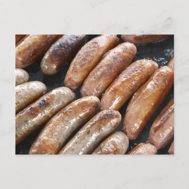 Suasages on Barbeque Vykort (Framsida)