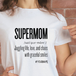 SuAuthom Momlife Funny Cute Mors dag Gift T Shirt