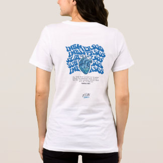 Sub Mer SOS Typografisk T-Shirt | Minimal Abstrakt