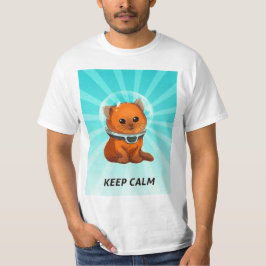 Sub NAutica 2 Behålla Lugn Kattunge Poster T Shirt