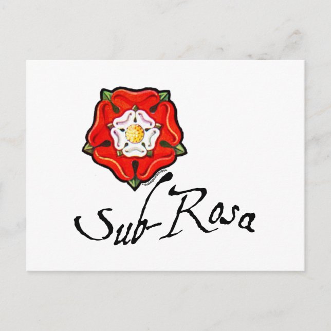 Sub Rosa Vykort (Framsida)