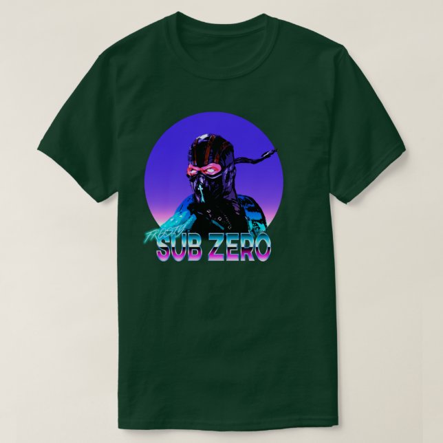 Sub Zero Retro T Shirt (Design framsida)