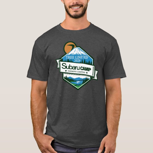 subaru camp  t shirt (Framsida)