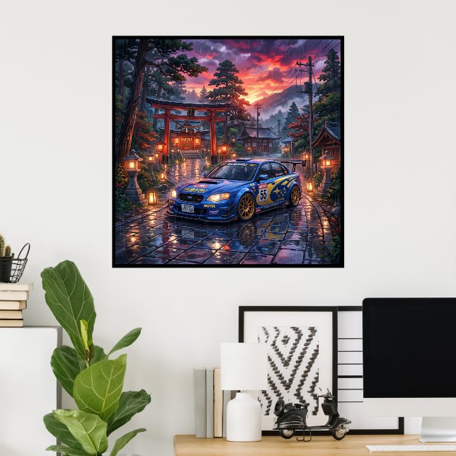 Subaru Legacy Touring Car Poster (Hemmakontoret)