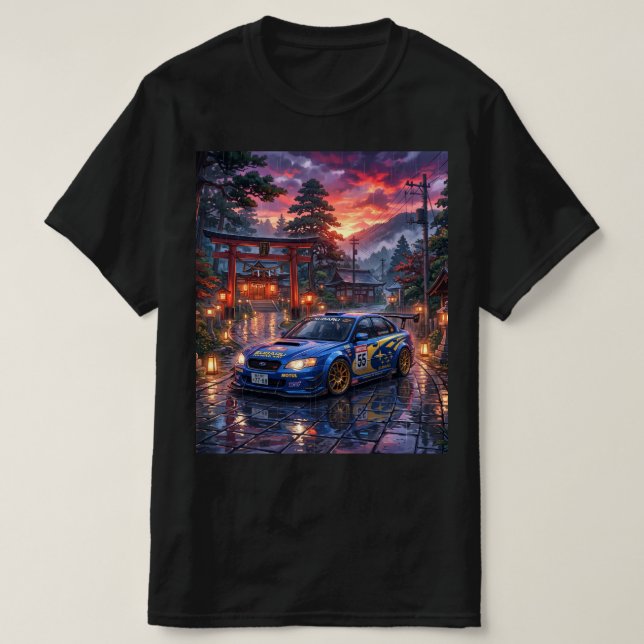 Subaru Legacy Touring Car T Shirt (Design framsida)