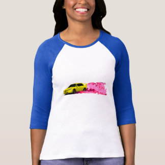 Subaru STi-driva i färg Tee