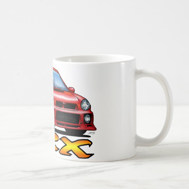 Subaru WRX_red Kaffemugg (Höger)