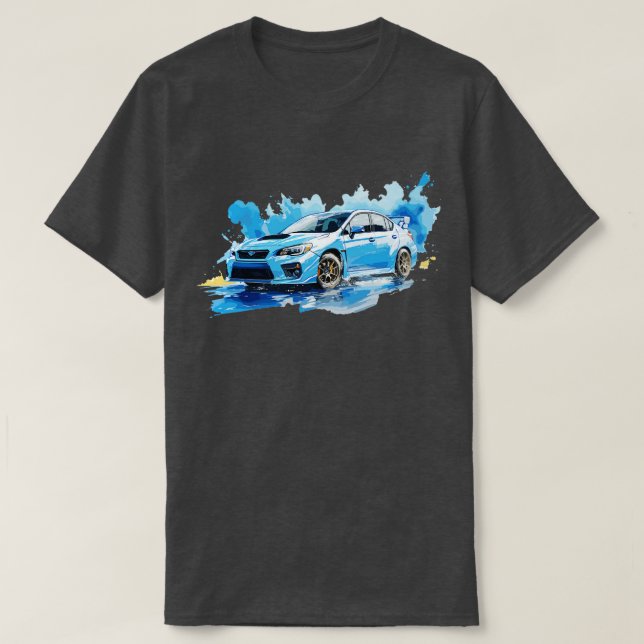Subaru Wrx T Shirt (Design framsida)