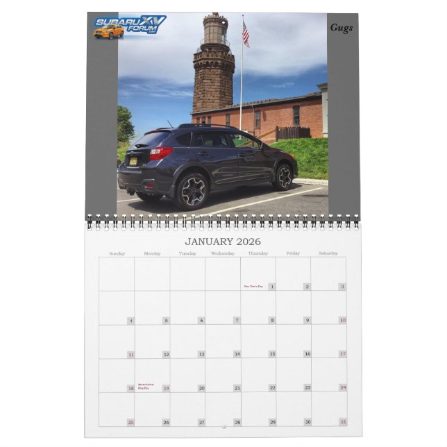 subaruXVforum.com 2015 kalender (Jan 2026)