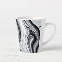 Subducerad Bläck Swirls Marble - Timless Elegance