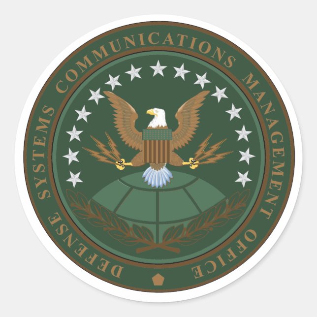 Subducerad DSCMO-försegling Runt Klistermärke (Framsida)