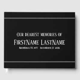 Subducerad, enkel sympati-gästbok gästböcker