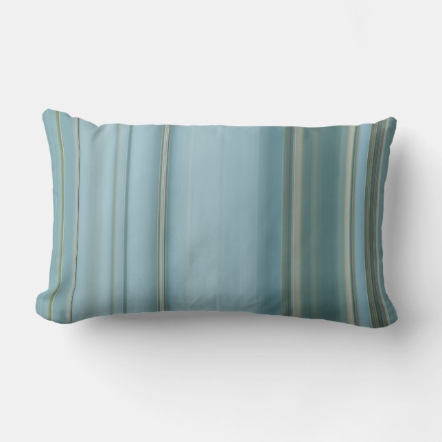 Subducerat Färg Rand Lumbarkudde (Framsida)