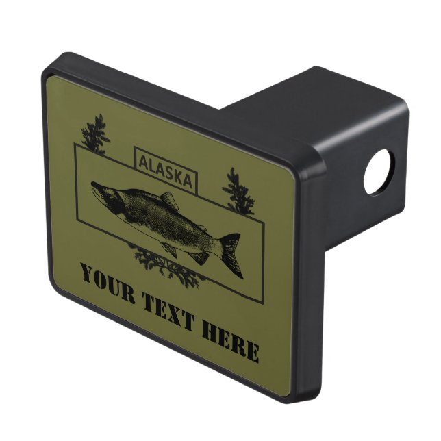 Subduerat Alaska Combat Fisherman Badge Skydd För Dragkrok (Topp Höger)