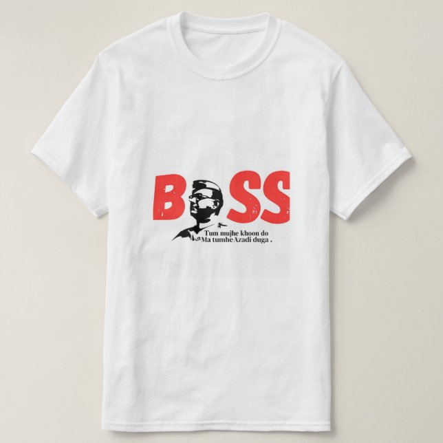 Subhash Chandra bose T Shirt (Design framsida)