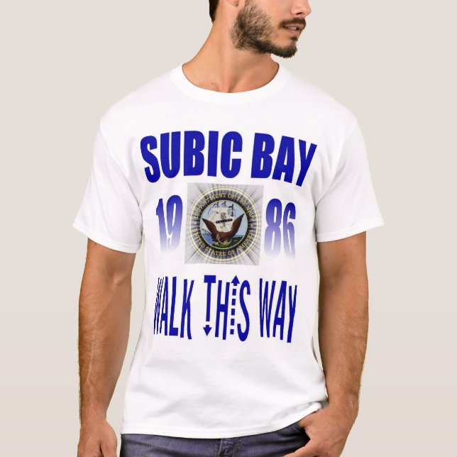 SUBIC BAY MARIN 1986 T-SHIRT (Framsida)