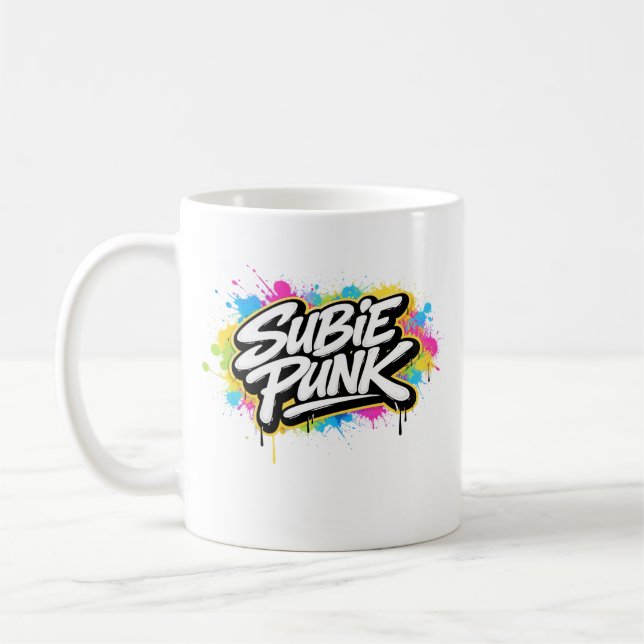 SUBIE PUNK マグカップ KAFFEMUGG (Vänster)