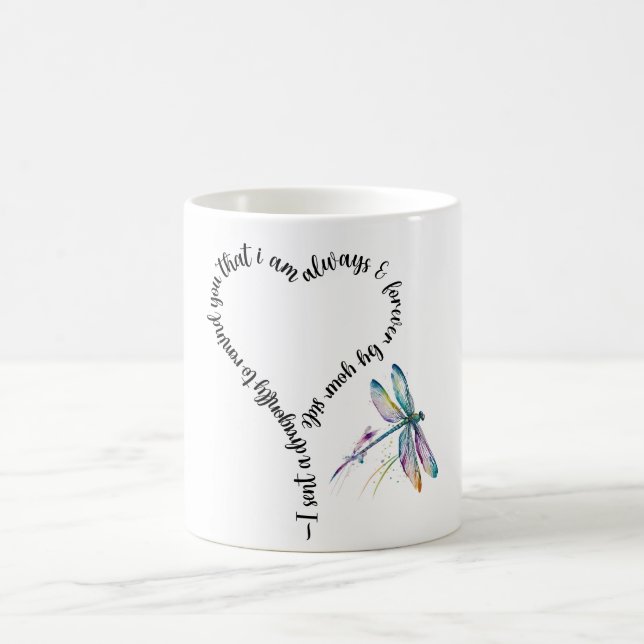 Sublicering av inspiration/memorial Dragonfly Kaffemugg (Center)