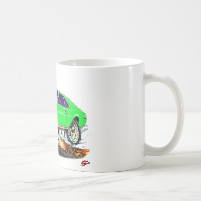 Sublim grön bil för AMC-Javelin Kaffemugg (Höger)