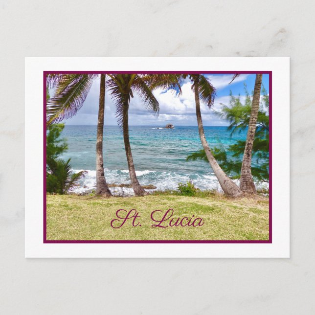 Sublima St. Lucia Vykort (Framsida)