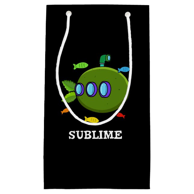 Sublime Funny Submarine Fruit Lime Pun Mörk BG (Framsidan)