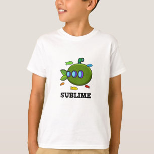 Sublime Funny Submarine Fruit Lime Pun T Shirt