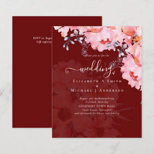 Sublime Rosa Blommar BRÖLLOP SUITE - BUDGET