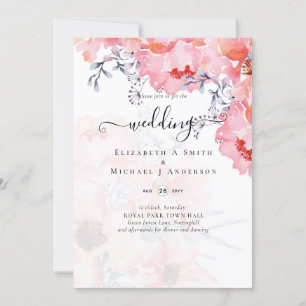 Sublime Rosa Blommar BRÖLLOP SUITE - BUDGET