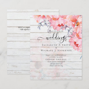 Sublime Rosa Blommar BRÖLLOP SUITE - BUDGET