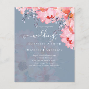 Sublime Rosa Blommar BRÖLLOP SUITE - BUDGET Flygblad