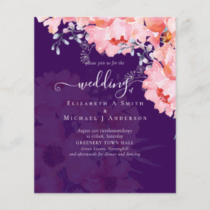 Sublime Rosa Blommar BRÖLLOP SUITE - BUDGET Flygblad